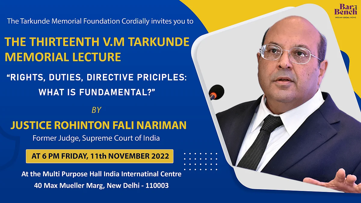 The Thirteenth V.M Tarkunde memorial lecture
