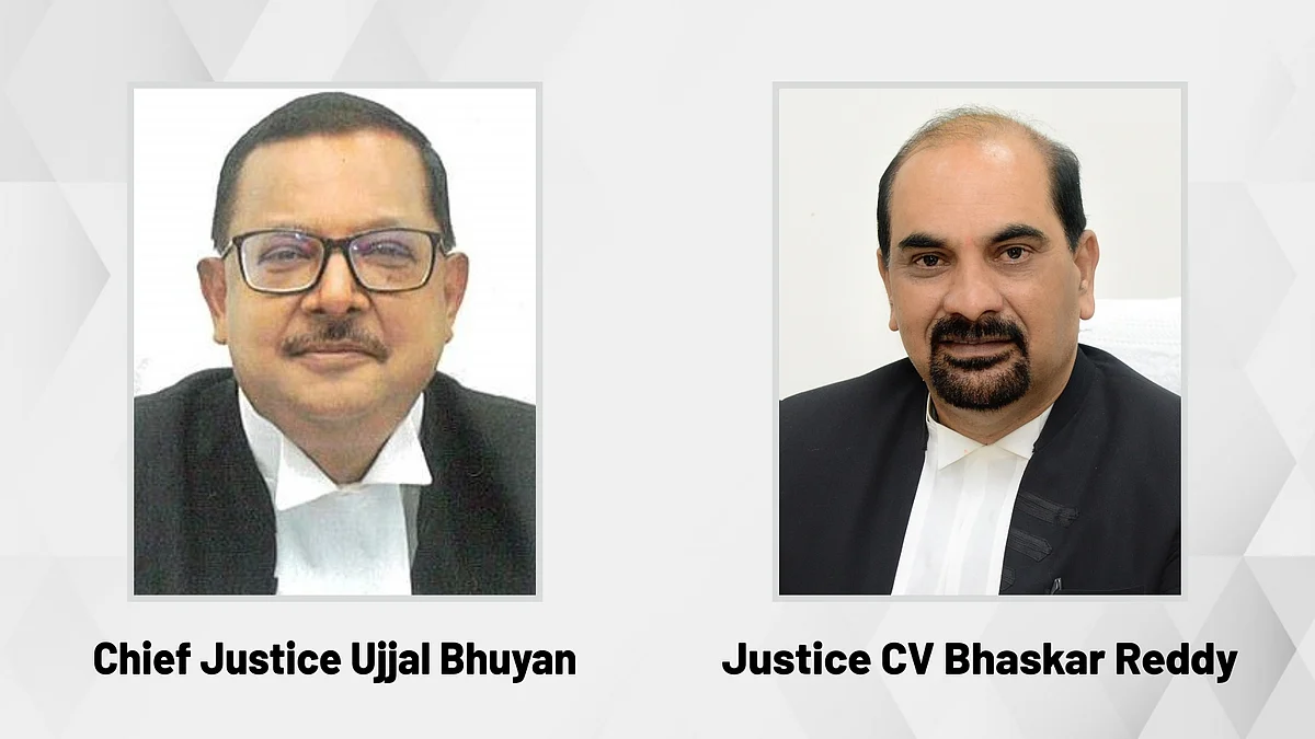 Chief Justice Ujjal Bhuyan and Justice CV Bhaskar Reddy