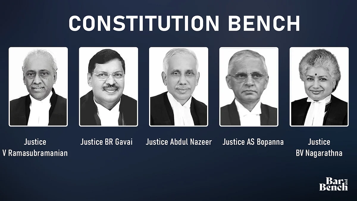 Justice V Ramasubramanian, Justice BR Gavai, Justice Abdul Nazeer, Justice AS Bopanna, Justice BV Nagarathna