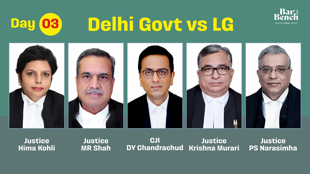 Delhi Govt vs LG bench