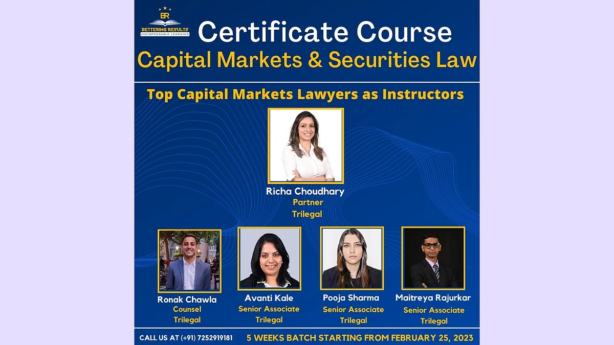 Bettering Results - Capital Markets & Securities Law