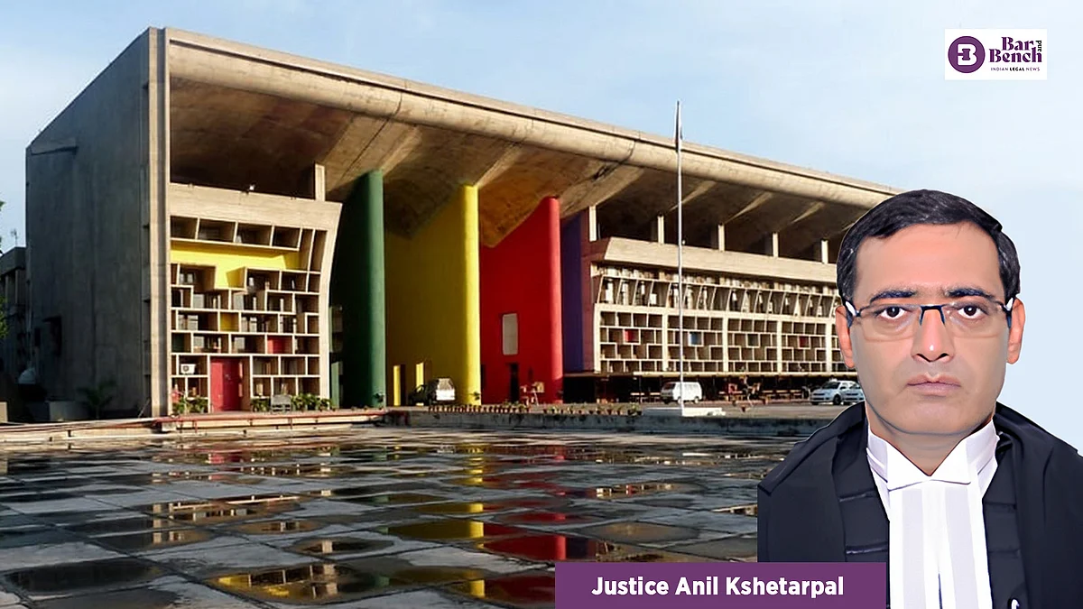 Justice Anil Kshetarpal with Punjab and Haryana HC