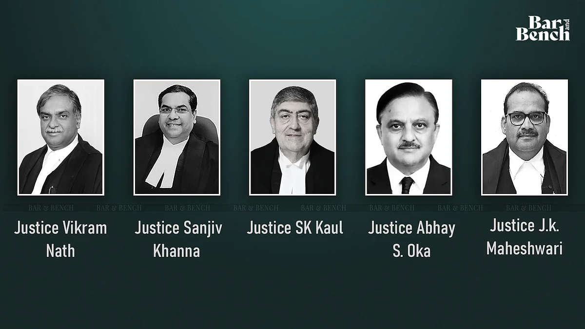 Justice Vikram Nath, Justice Sanjiv Khanna, Justice SK Kaul, Justice Abhay S. Oka, Justice J.k. Maheshwari