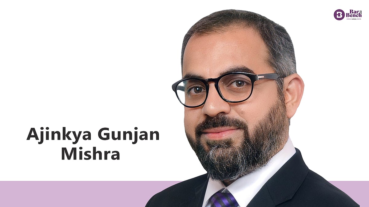 Luthra Partner Ajinkya Gunjan Mishra has joined S&R Associates as a Partner - Vimarsana News