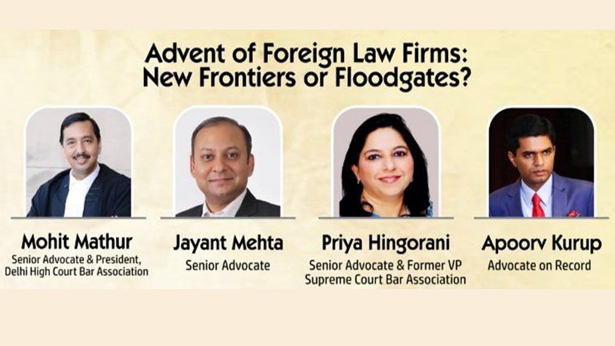 BCI Rules on entry of foreign law firms vague; need to put our house in order: Delhi lawyers - Vimarsana News