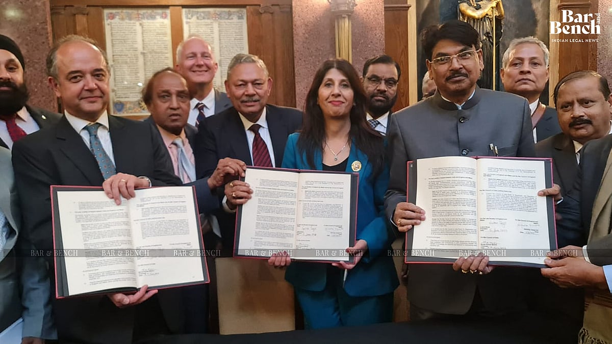 BCI signs MoU with Bar Council and Law Society of England & Wales to allow exchange programme for lawyers - Vimarsana News