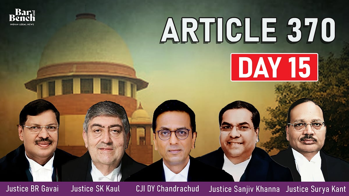 Article 370: Internal sovereignty of Jammu & Kashmir shared between Union and State governments, Supreme Court says - Vimarsana News