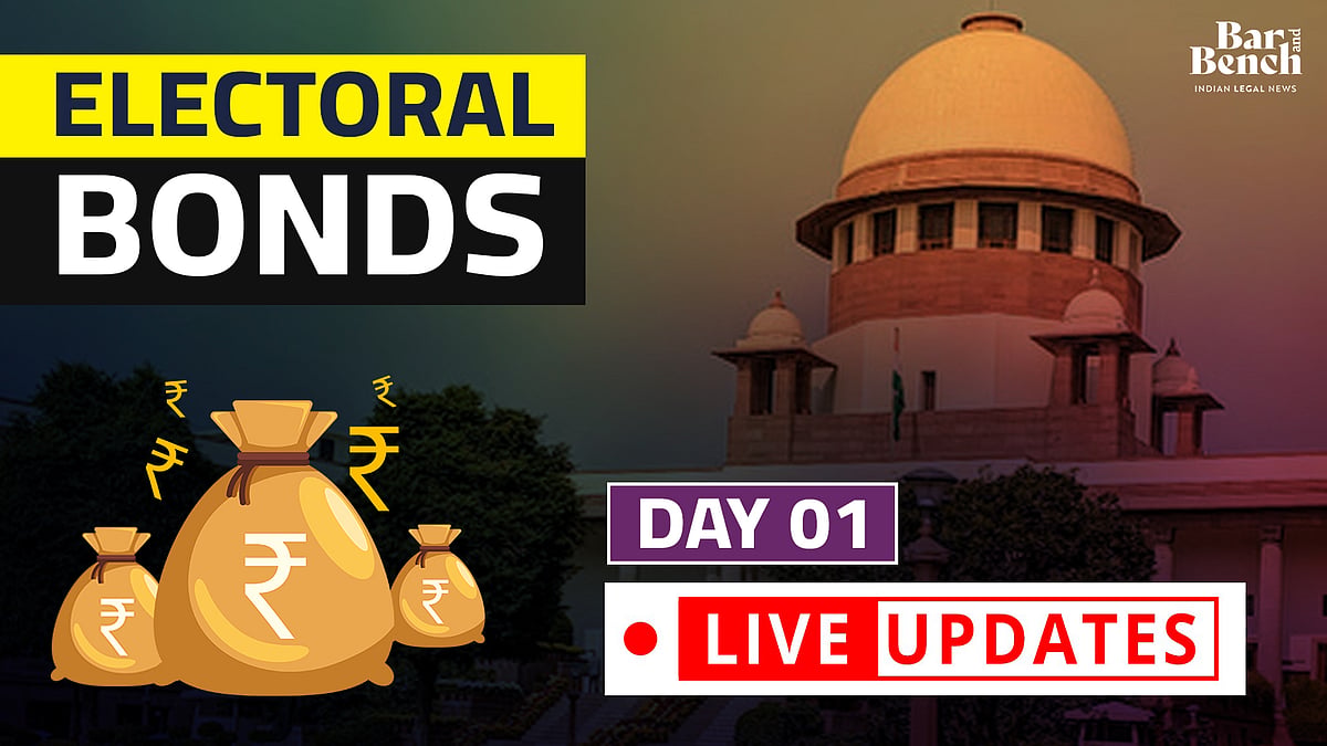 Electoral bonds case: LIVE UPDATES from Supreme Court [Day 1] - Vimarsana News