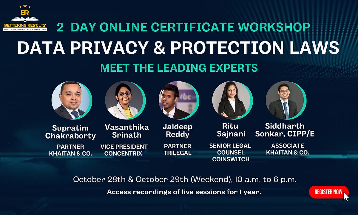 Learn Data Privacy and Protection Laws from leading Data Privacy Lawyers at Bettering Results - Vimarsana News