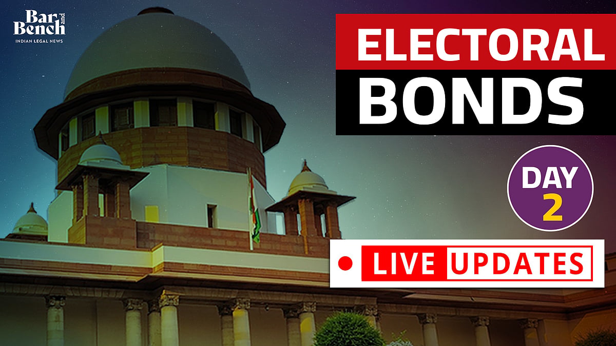 Electoral bonds case: LIVE UPDATES from Supreme Court [Day 2] - Vimarsana News