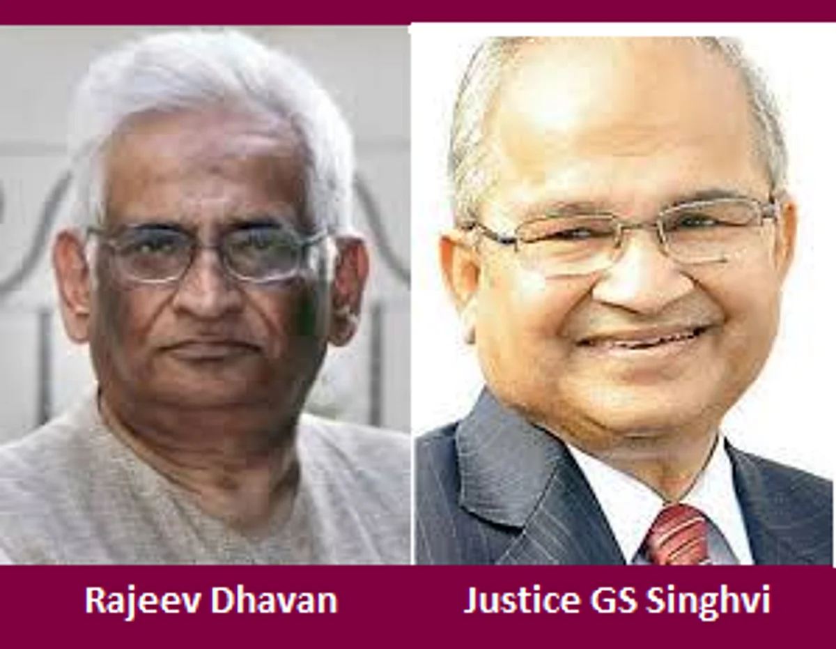 Rajeev Dhavan, Justice Singhvi face off in Radia Tapes matter; Justice Singhvi recuses from the case