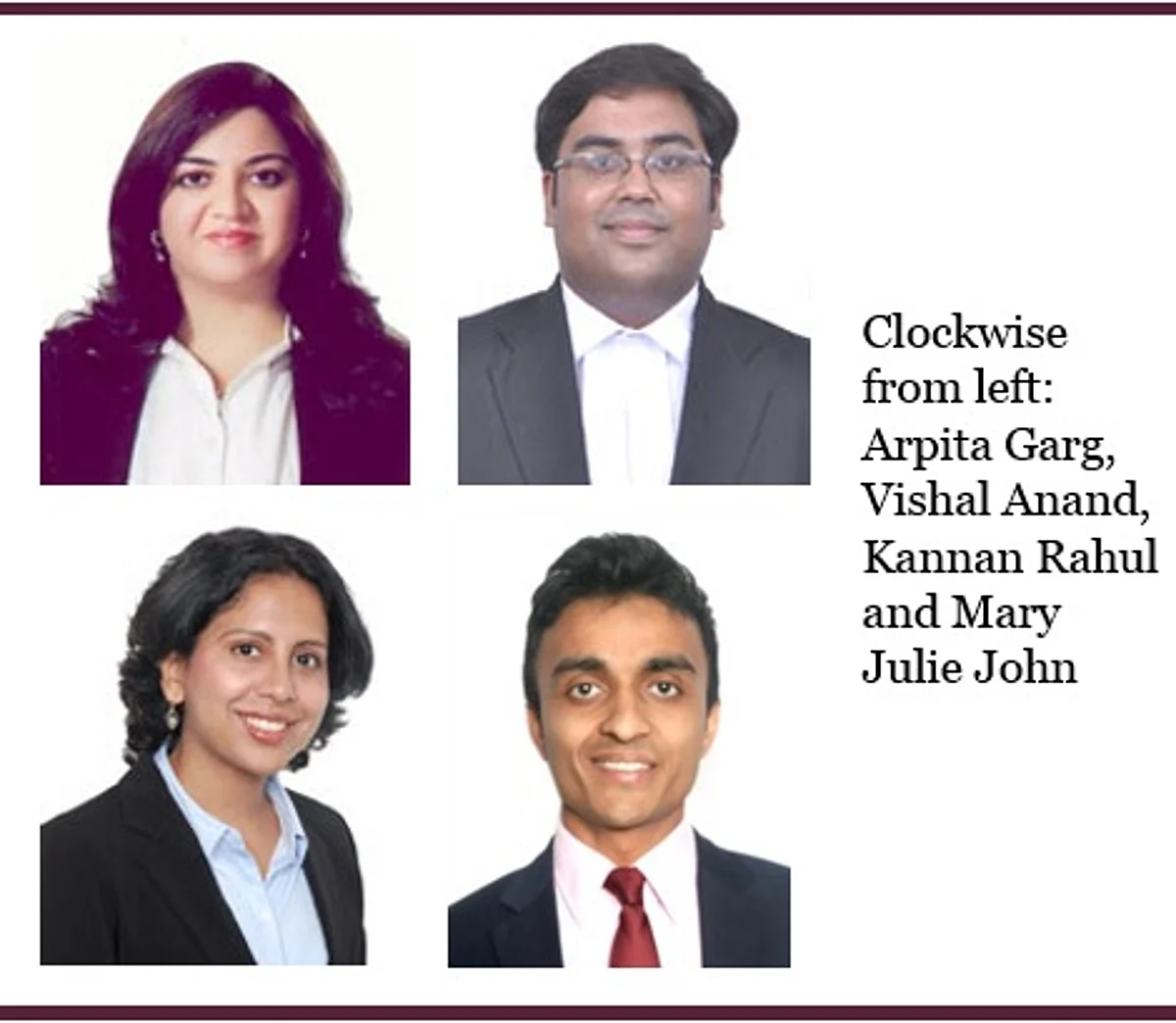 JSA makes 4 Salaried Partners; Mary Julie John, Arpita Garg, Vishal Anand and Kannan Rahul