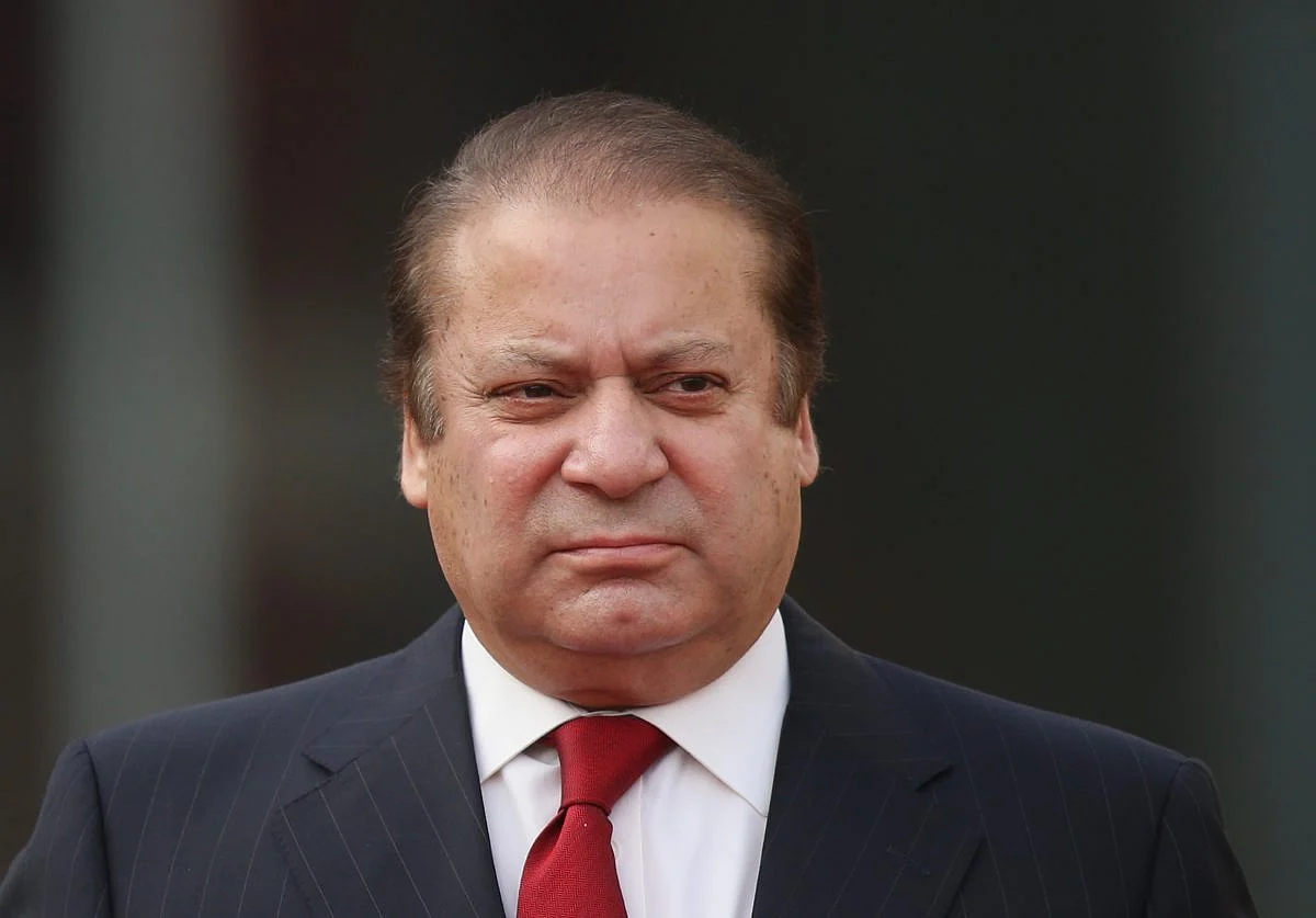 BERLIN, GERMANY - NOVEMBER 11: Pakistani Prime Minister Nawaz Sharif arrives at the Chancellery to meet with German Chancellor Angela Merkel on November 11, 2014 in Berlin, Germany. Sharif is on a two-day official visit to Germany. (Photo by Sean Gallup/Getty Images)