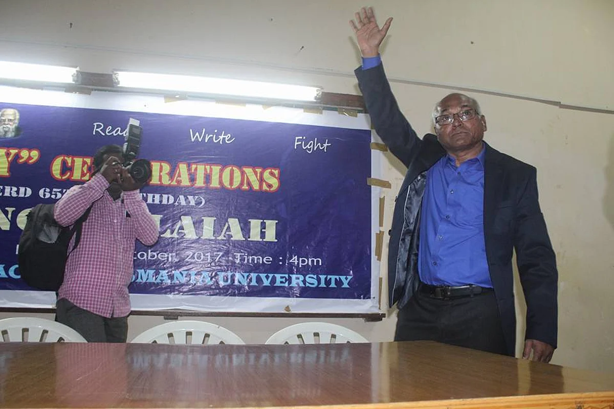 I will continue writing, nobody can stop me from doing that, Prof. Kancha Ilaiah