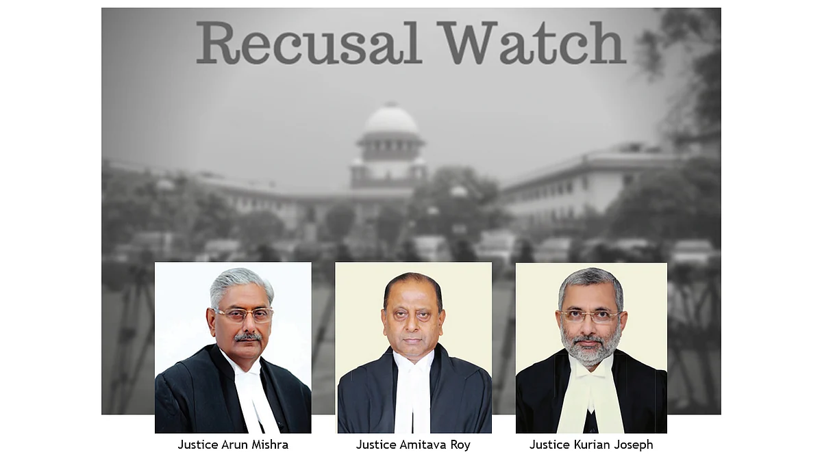 Recusal Watch: Of Changing Benches and Shifting stances
