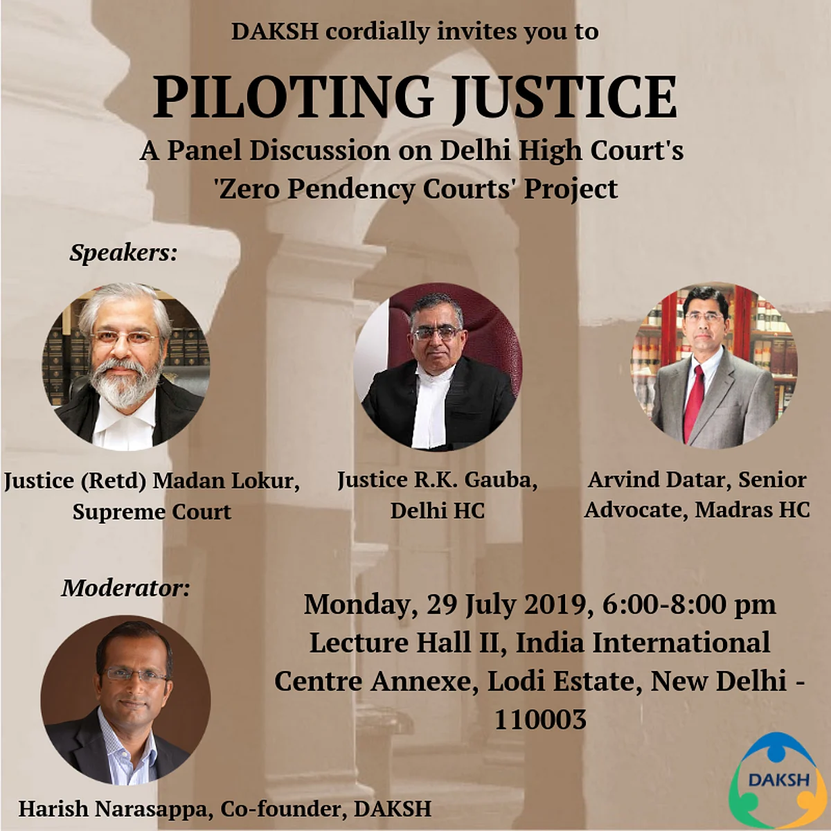 DAKSH to hold Panel Discussion on Delhi High Court’s Zero Pendency Courts Project