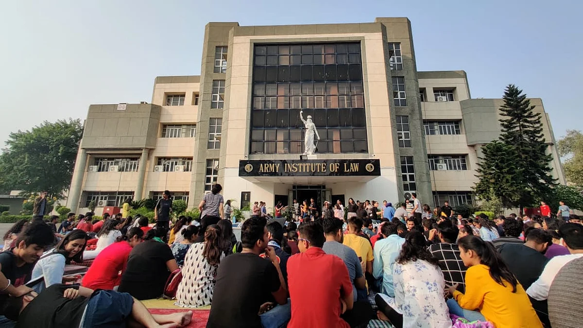 Students of Army Institute of Law protest arbitrary rules, administrative high-handedness