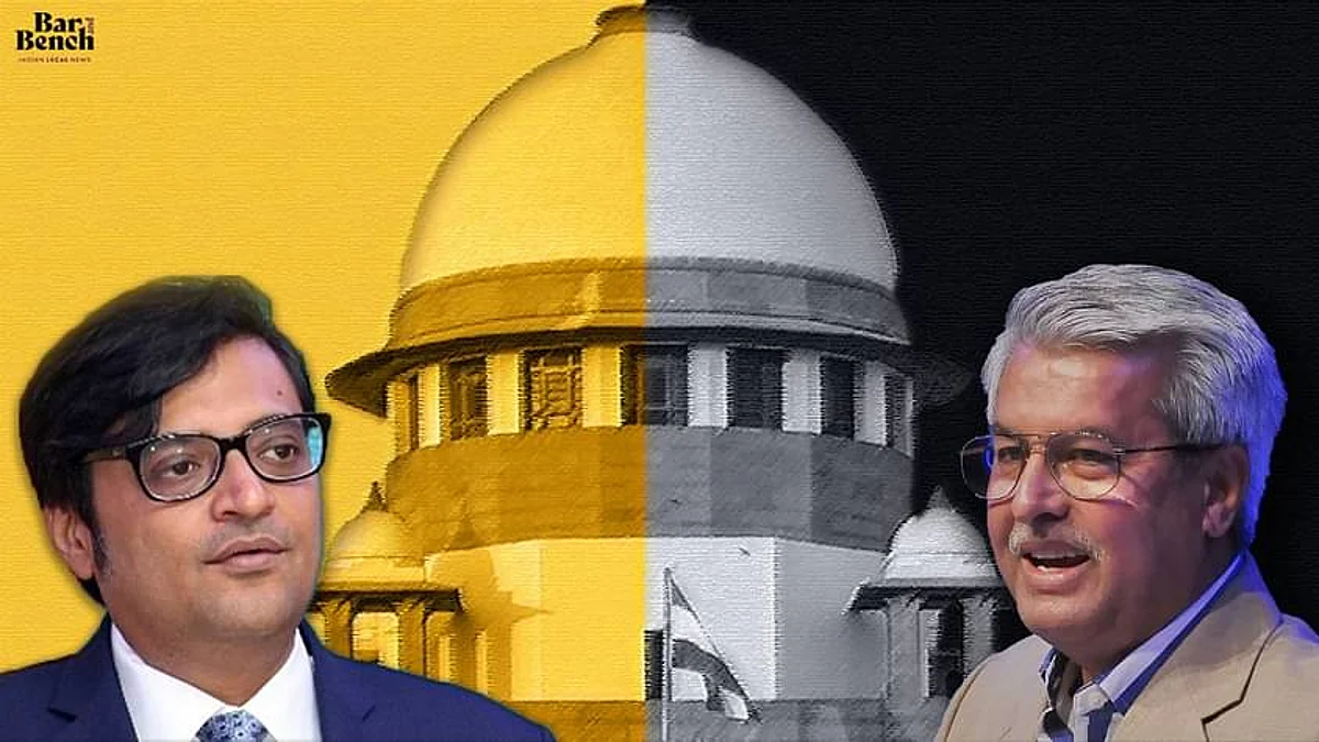 दुष्यंत दवे का अर्णब गोस्वामी की याचिका तत्काल सूचीबद्ध करने पर SC की रजिस्ट्री से सवाल, ‘‘क्या सीजेआई से विशेष निर्देश है?’’
