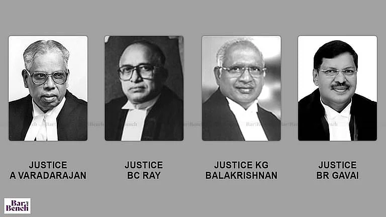 Supreme Court Judges belonging to Scheduled Caste Community