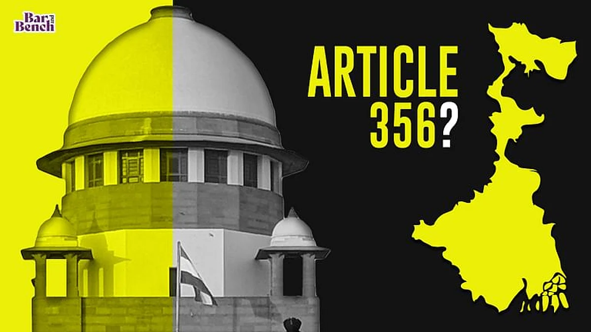 अनुच्छेद 356 के तहत पश्चिम बंगाल में राष्ट्रपति शासन लगाने पर विचार करने के लिए घोषणा की मांग को लेकर सुप्रीम कोर्ट मे याचिका