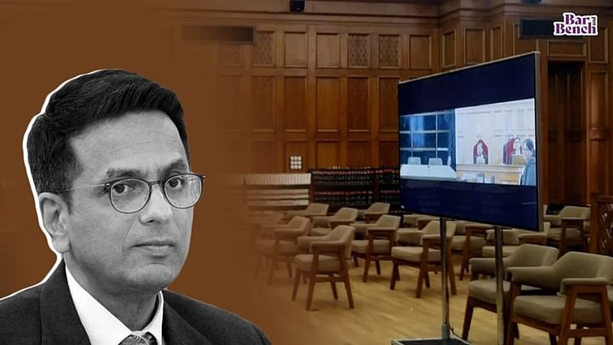 1000 MBPS इंटरनेट से लैस SC के सभी जजो के आवास; नए वर्चुअल हियरिंग प्लेटफॉर्म के लिए टेंडर दिया गया: जस्टिस डीवाई चंद्रचूड़