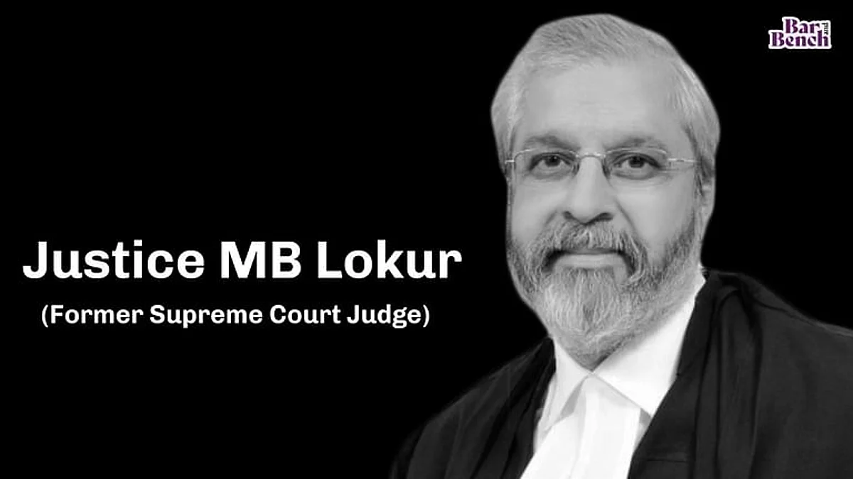 Justice (Retd) MB Lokur