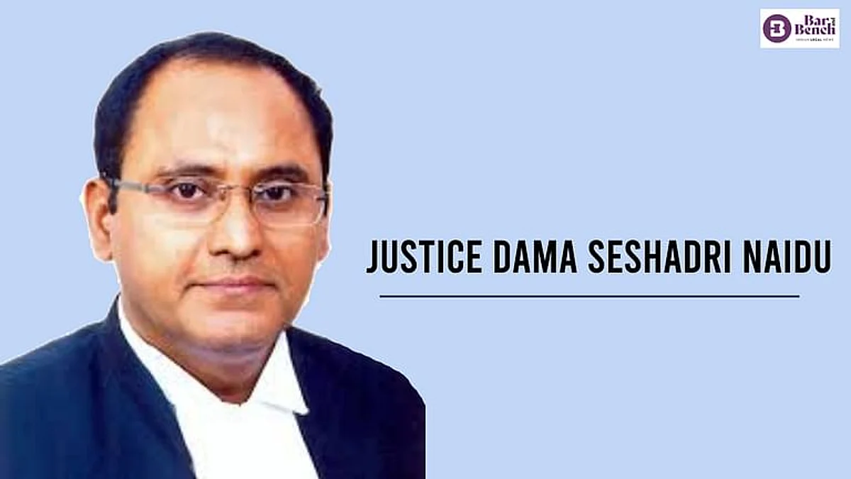 बॉम्बे हाईकोर्ट के जज जस्टिस दामा शेषाद्रि नायडू ने इस्तीफा दिया