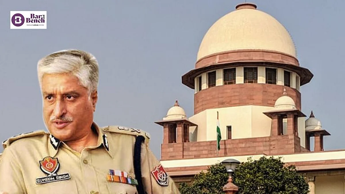 "आश्चर्यजनक": SC ने पंजाब & हरियाणा HC द्वारा सुमेध सिंह सैनी को भविष्य मामलो में संरक्षण देने के आदेश पर आश्चर्य व्यक्त किया