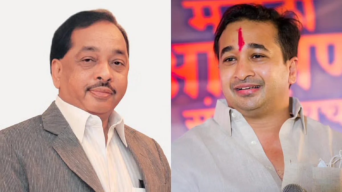 Narayan Rane, Nitesh Rane