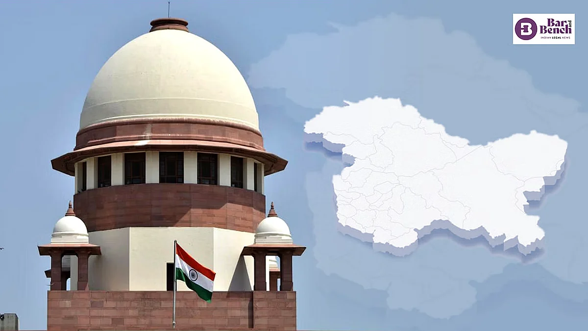 जम्मू-कश्मीर में परिसीमन प्रक्रिया को चुनौती देने वाली याचिका पर सुप्रीम कोर्ट ने केंद्र सरकार से मांगा जवाब