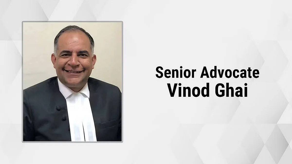 Senior Advocate Vinod Ghai