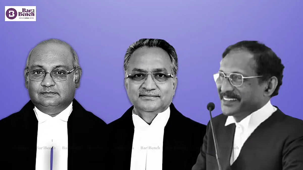 Justices Dinesh Maheshwari, AM Khanwilkar and CT Ravikumar