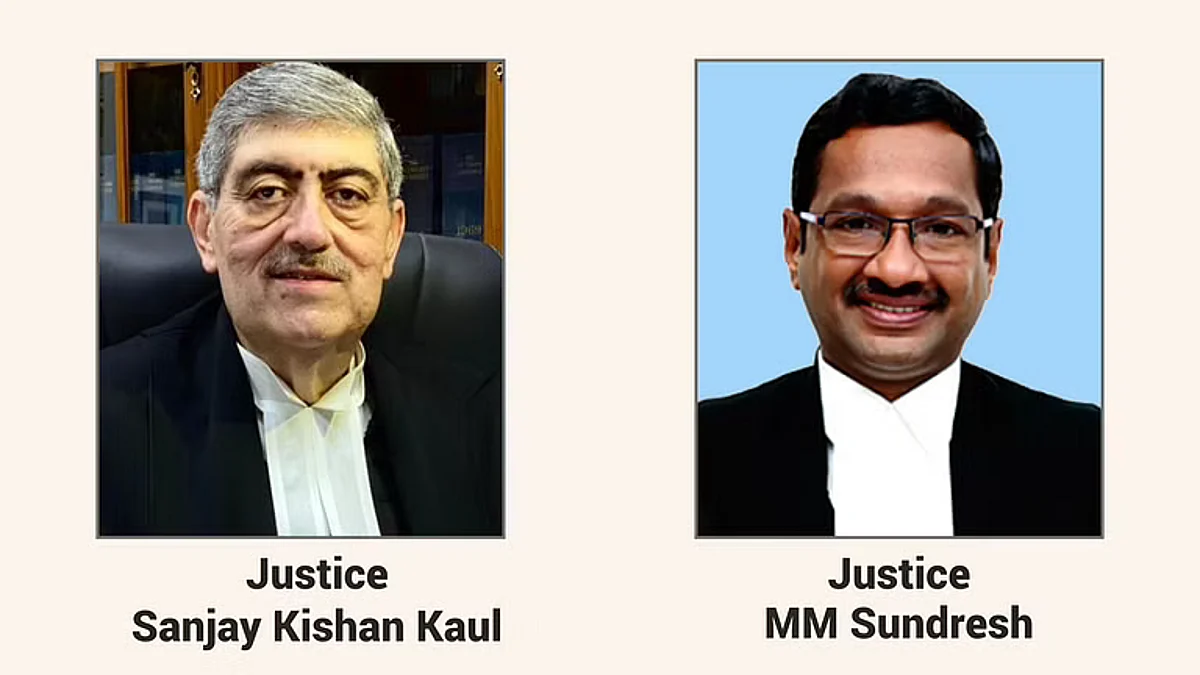 Justices Sanjay Kishan Kaul and MM Sundresh