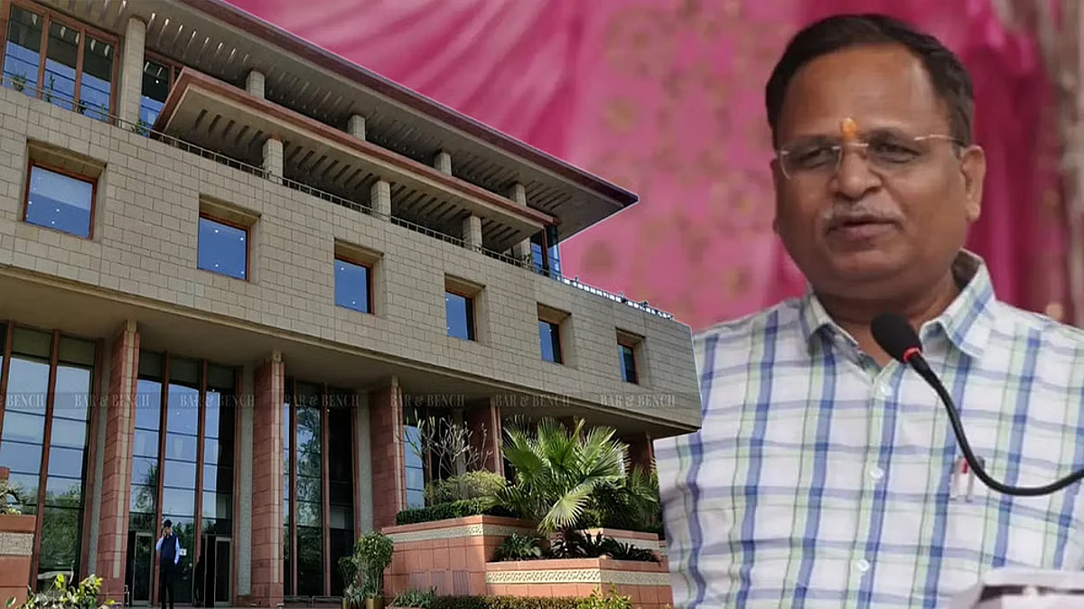 Satyendar Jain with Delhi High Court