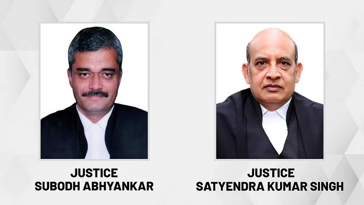 Justice Subodh Abhyankar and Justice Satyendra Kumar Singh