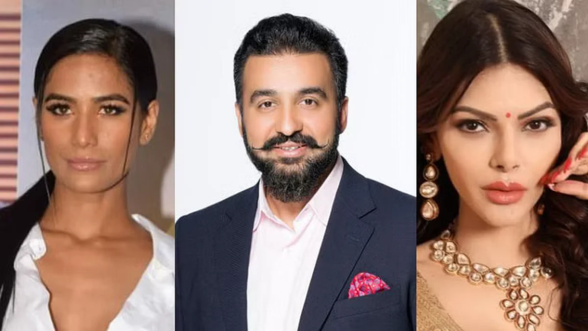 Poonam Pandey, Raj Kundra and Sherlyn Chopra