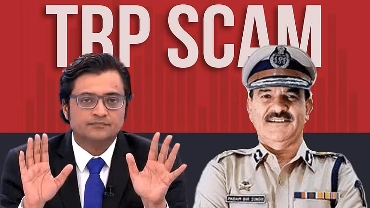 Param Bir Singh, Arnab Goswami