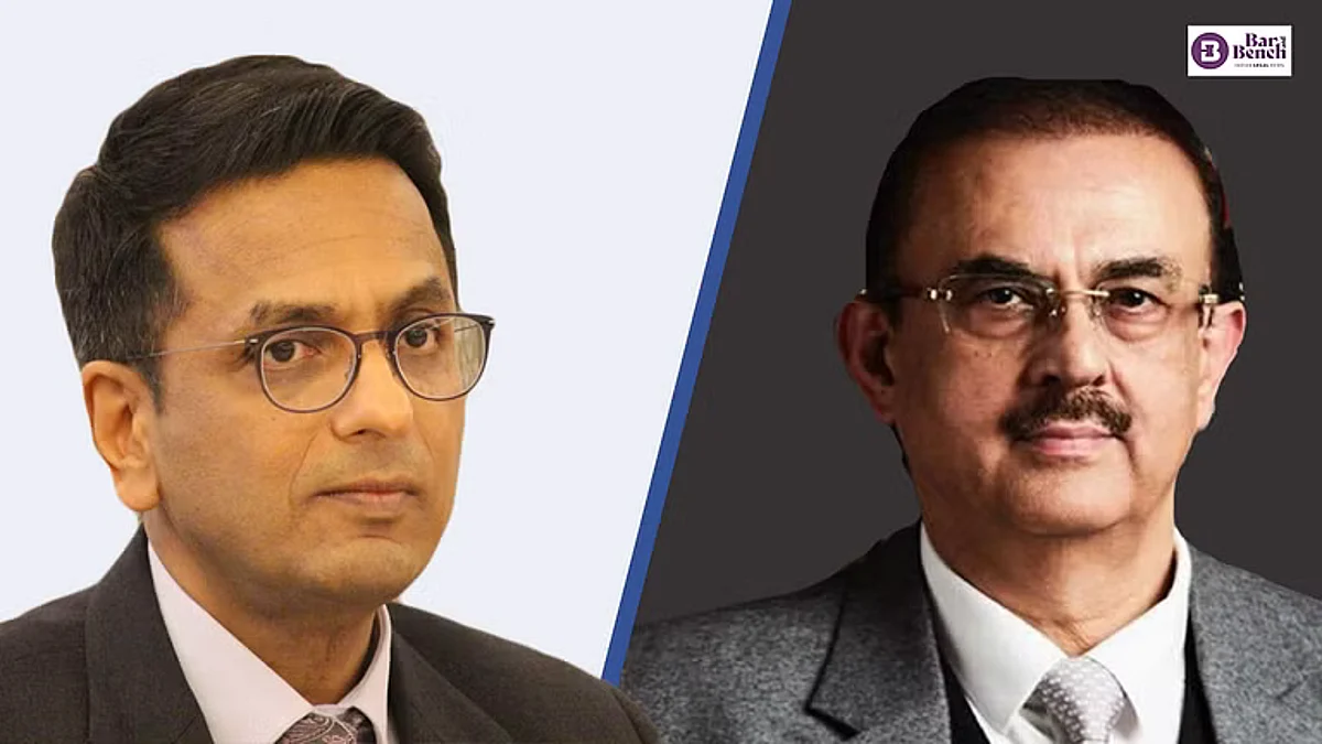 CJI DY Chandrachud and Vikas Singh