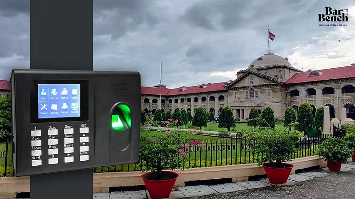 Allahabad HC , biometric device