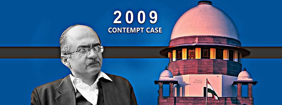 ಭೂಷಣ್ ವಿರುದ್ಧದ 2009ರ ನ್ಯಾಯಾಂಗ ನಿಂದನೆ ಪ್ರಕರಣ: ಸೂಕ್ತ ನ್ಯಾಯಪೀಠದ ಮುಂದೆ ವಿಸ್ತೃತ ಪ್ರಶ್ನೆ ಇರಿಸಲಿರುವ ಕೋರ್ಟ್