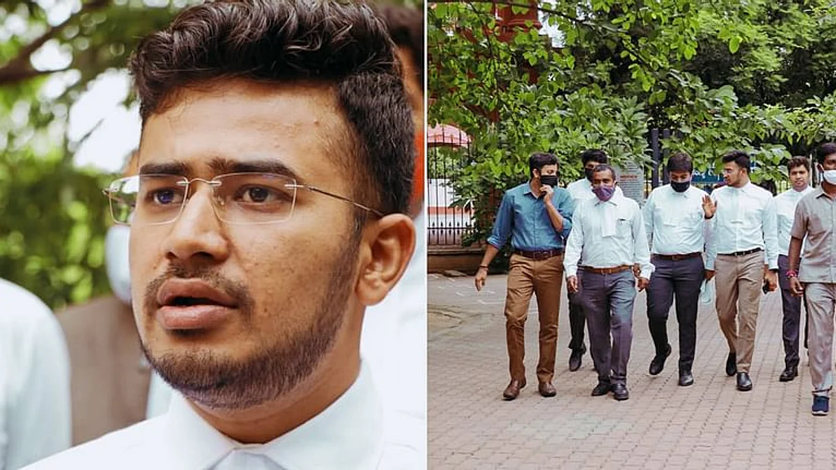 ರಾಜಕೀಯ ಸಮಾವೇಶದಲ್ಲಿ ಮಾಸ್ಕ್ ಧರಿಸದ ಸಂಸದ ತೇಜಸ್ವಿ, ಇತರೆ ನಾಯಕರ ವಿರುದ್ಧ ಕ್ರಮಕೈಗೊಳ್ಳುವುದಿಲ್ಲ ಎಂದ ಸರ್ಕಾರ!