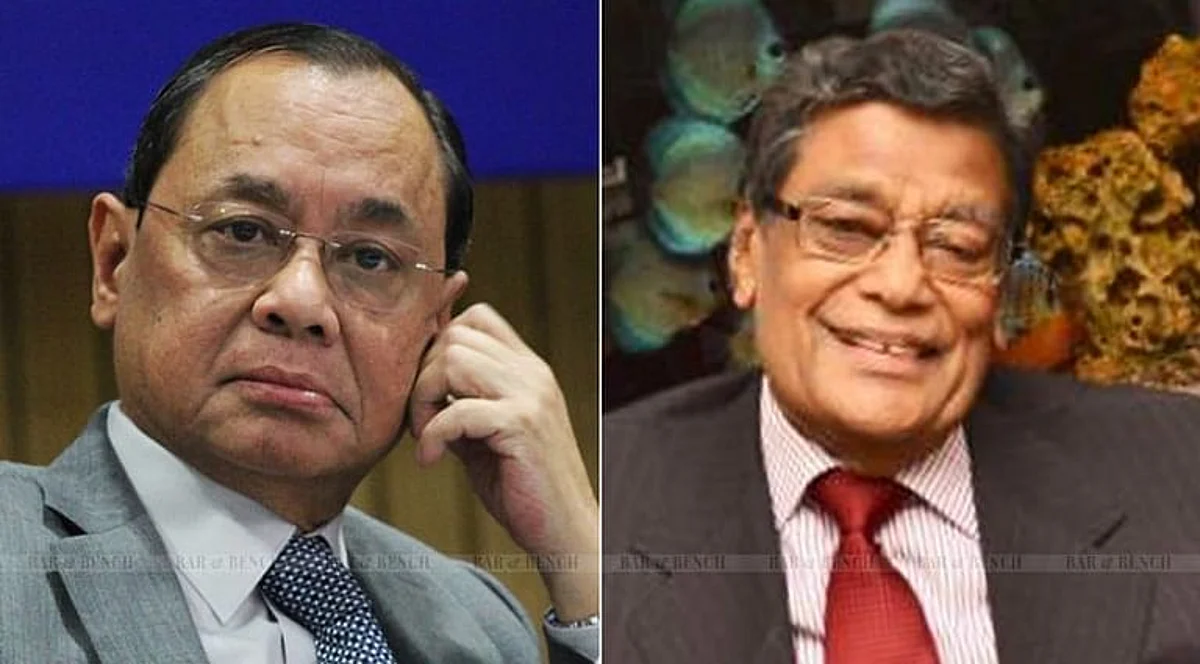 Ranjan Gogoi and K K Venugopal