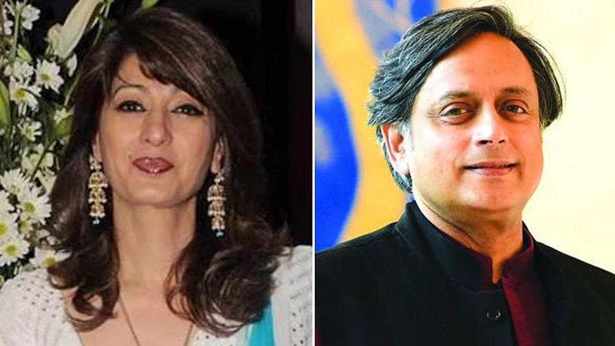 Sunanda Pushkar and Shashi Tharoor
