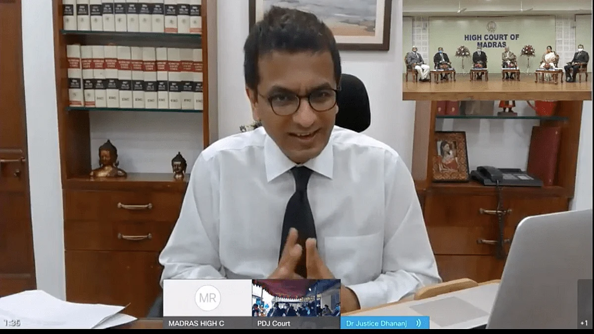 ನ್ಯಾಯಾಲಯ ಕಲಾಪದ ಲೈವ್ ಸ್ಟ್ರೀಮಿಂಗ್ಗೆ ನಿಯಮ, ಮೂಲಸೌಕರ್ಯ ಅಂತಿಮಗೊಳಿಸಲು ಇ-ಸಮಿತಿ ಸಿದ್ಧತೆ: ನ್ಯಾ. ಚಂದ್ರಚೂಡ್