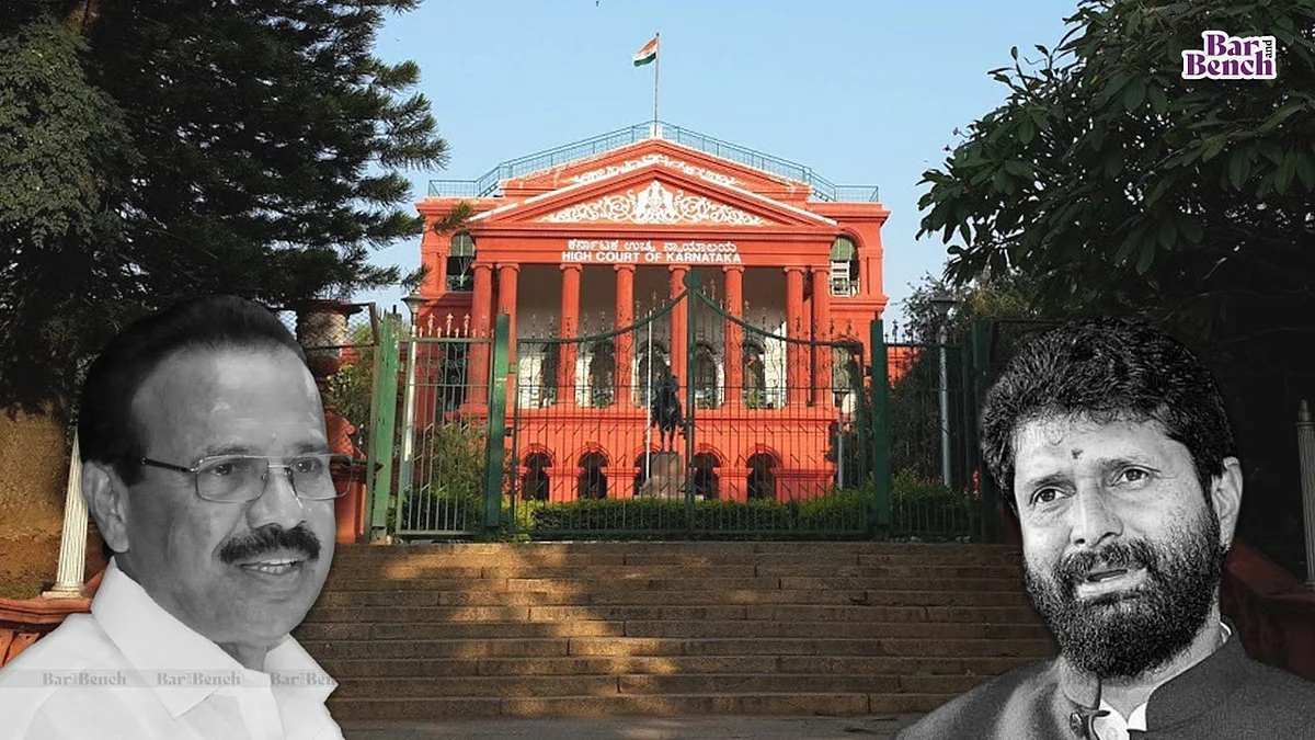 ಕೇಂದ್ರ ಸಚಿವ ಸದಾನಂದಗೌಡ, ಸಿ ಟಿ ರವಿ ವಿರುದ್ಧ ಸ್ವಪ್ರೇರಿತ ನ್ಯಾಯಾಂಗ ನಿಂದನೆ ಮೊಕದ್ದಮೆಗೆ ಕೋರಿ ಹೈಕೋರ್ಟ್ಗೆ ಪತ್ರ