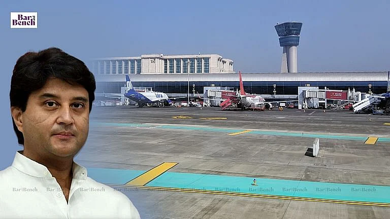 Jyotiraditya Scindia, Airport