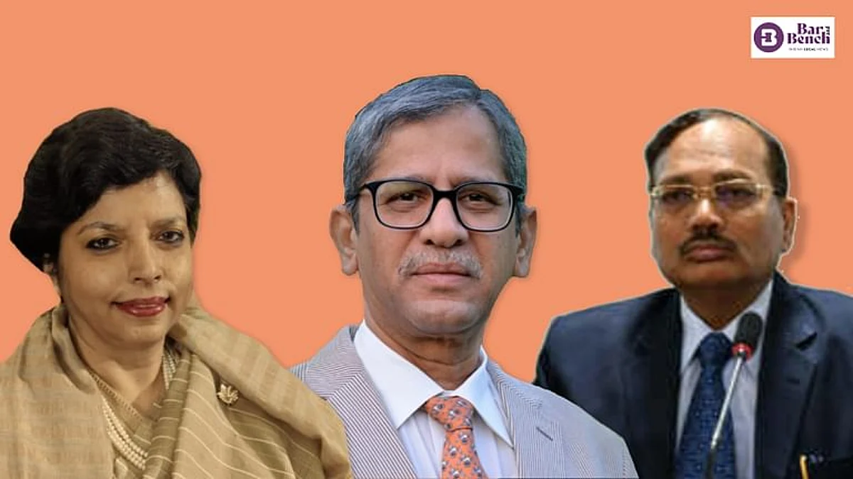 CJI Ramana, Justice Hima Kohli and Justice surya kant