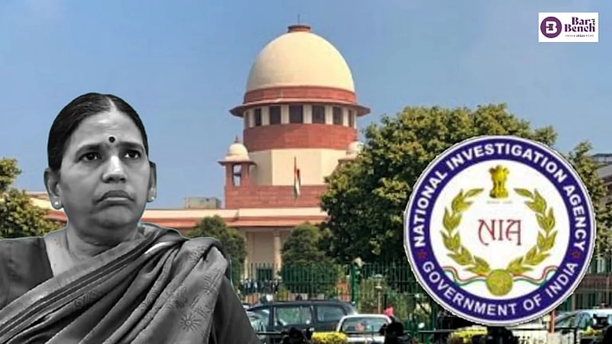 ಸುಧಾ ಭಾರದ್ವಾಜ್ ಜಾಮೀನು ಪ್ರಶ್ನಿಸಿದ್ದ ಎನ್ಐಎ ಮೇಲ್ಮನವಿ ಸುಪ್ರೀಂಕೋರ್ಟ್ನಲ್ಲಿ ತಿರಸ್ಕೃತ