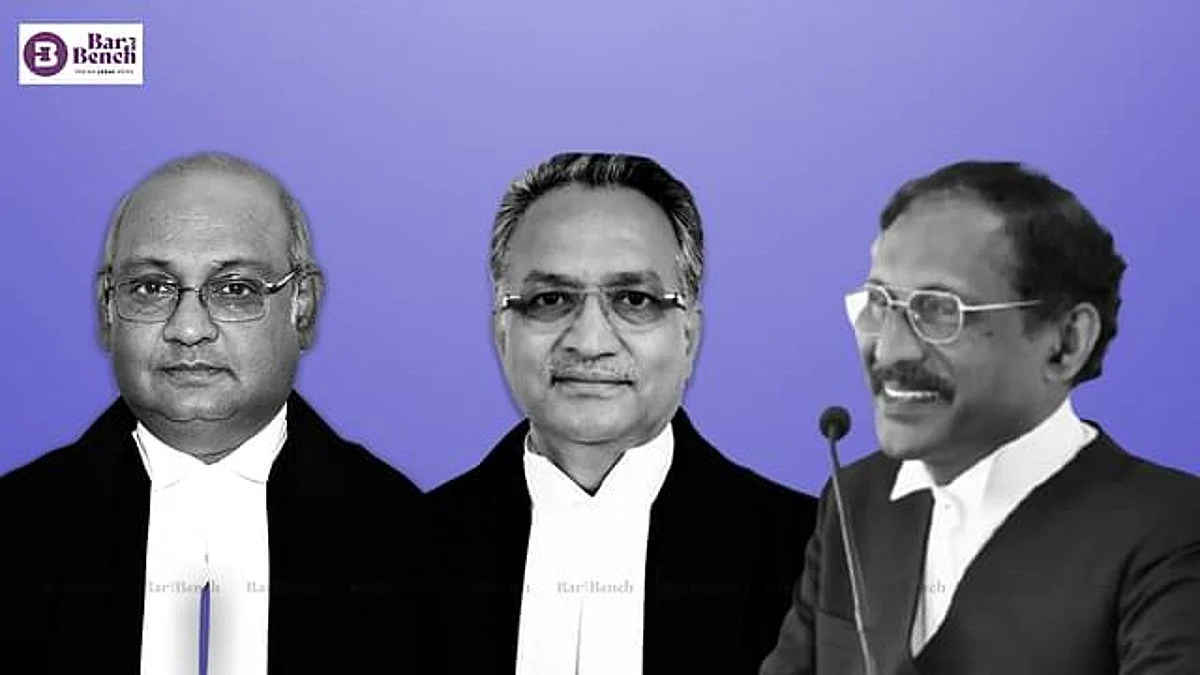 Justices Dinesh Maheshwari, AM Khanwilkar and CT Ravikumar