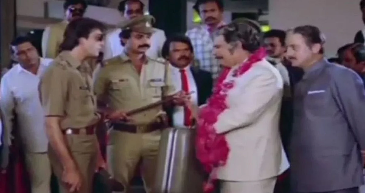 Justice L Nageswara Rao as Police officer in Kanoon Apna Apna